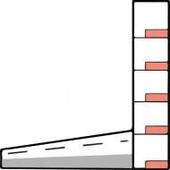 Плита с уклоном RPG градиент